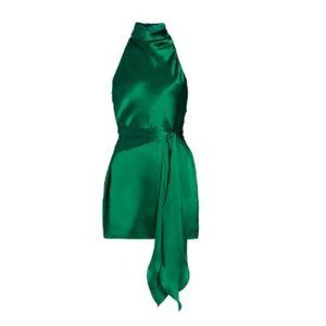 XS Amanda Uprichard Dress Dark Green